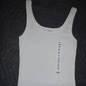 Set of Long Tank Tops, Black/White, NWT, M